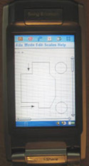 AccurateSketch developed for UIQ Sony Ericsson and Windows Mobile handsets