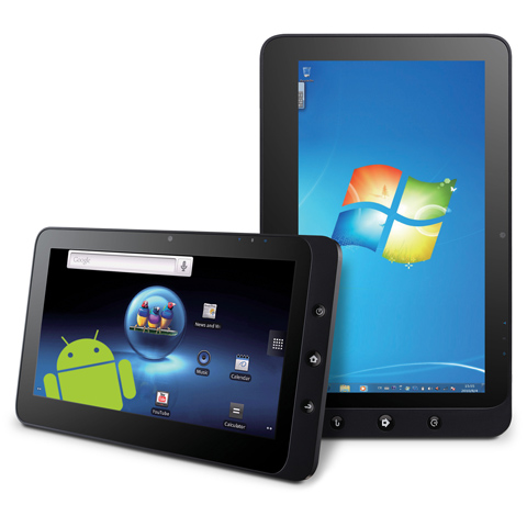 tablets development for android, ipad and windows 7